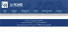 Tablet Screenshot of laricambi.com